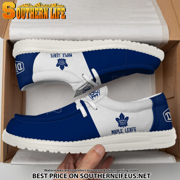 Tubopro Toronto Maple Leafs Personalized Hey Dude Shoes For Men And Women - Image 3