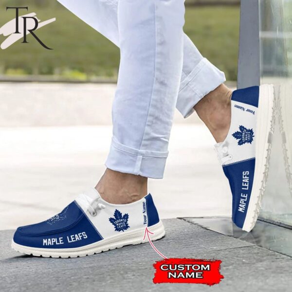 Tubopro Toronto Maple Leafs Personalized Hey Dude Shoes For Men And Women - Image 3