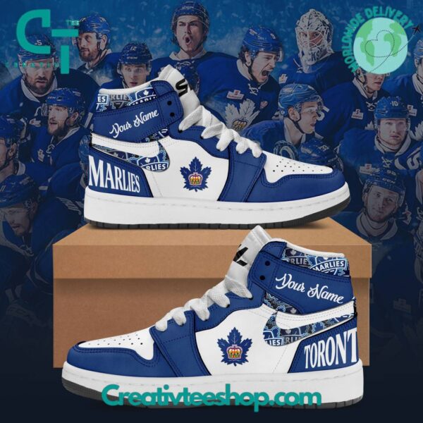 Tubopro Toronto Marlies AJ1 High Sneakers Shoes For Men And Women