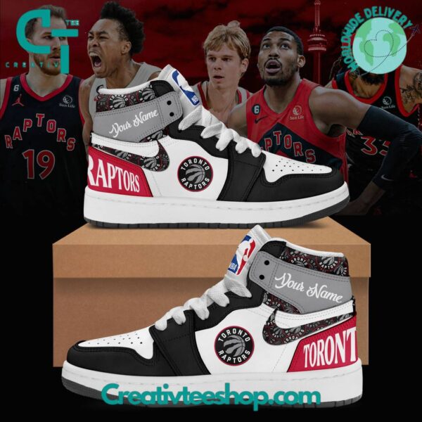 Tubopro Toronto Raptors AJ1 High Sneakers Shoes For Men And Women