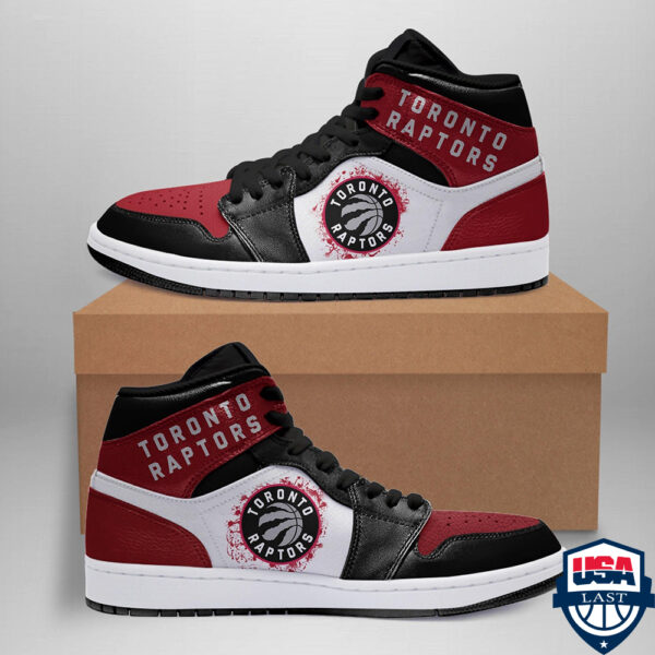 Tubopro Toronto Raptors NBA AJ1 High Sneakers Shoes For Men And Women