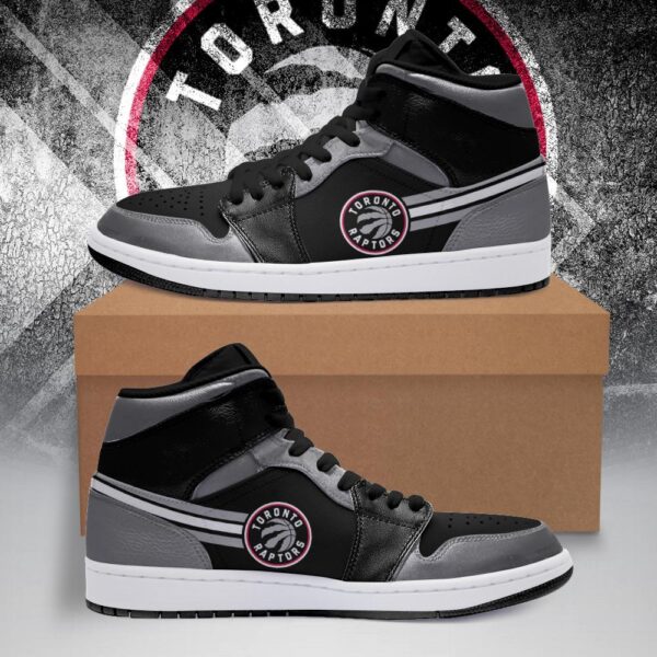 Tubopro Toronto Raptors NBA AJ1 High Sneakers Shoes For Men And Women - Image 2