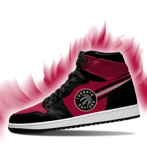 Tubopro Toronto Raptors NBA AJ1 High Sneakers Shoes For Men And Women - Image 3