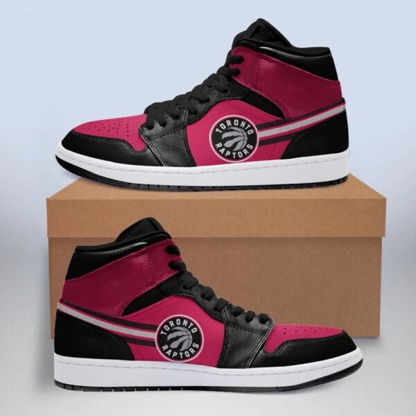 Tubopro Toronto Raptors NBA AJ1 High Sneakers Shoes For Men And Women - Image 2