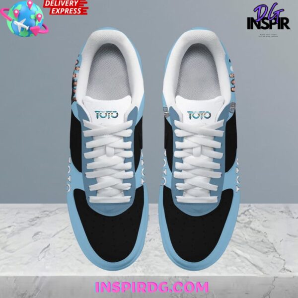 Tubopro Toto Blue Light Air Low-Top Sneakers Shoes For Men And Women - Image 2