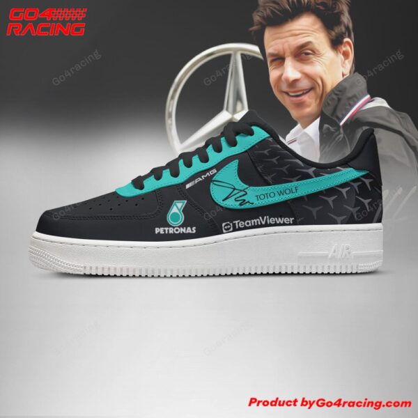 Tubopro Toto Wolff  Principals Mercedes Air Low-Top Sneakers Shoes For Men And Women - Image 2
