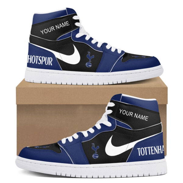 Tubopro Tottenham Hotspur AJ1 High Sneakers Shoes For Men And Women - Image 2