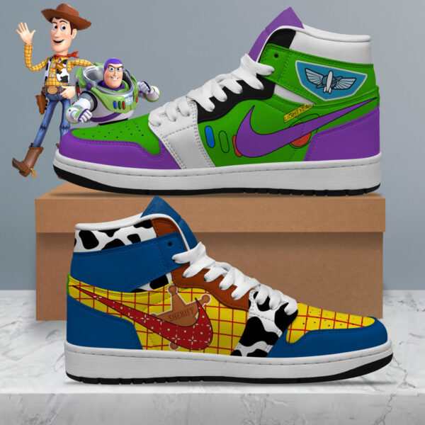 Tubopro Toy Story AJ1 High Sneakers Shoes For Men And Women
