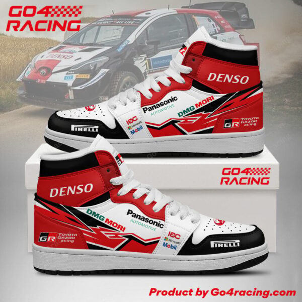 Tubopro Toyota Gazoo AJ1 High Sneakers Shoes For Men And Women