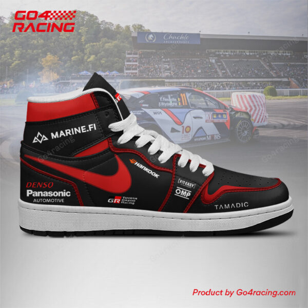 Tubopro Toyota Gazoo AJ1 High Sneakers Shoes For Men And Women - Image 3