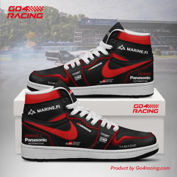 Tubopro Toyota Gazoo AJ1 High Sneakers Shoes For Men And Women