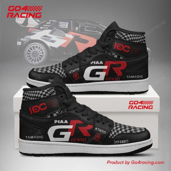 Tubopro Toyota Gazoo AJ1 High Sneakers Shoes For Men And Women