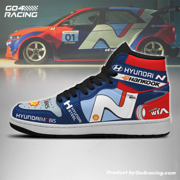 Tubopro Toyota Gazoo WRC V2 AJ1 High Sneakers Shoes For Men And Women - Image 2