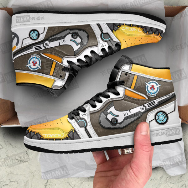 Tubopro Tracer Overwatch AJ1 High Sneakers Shoes For Men And Women - Image 2