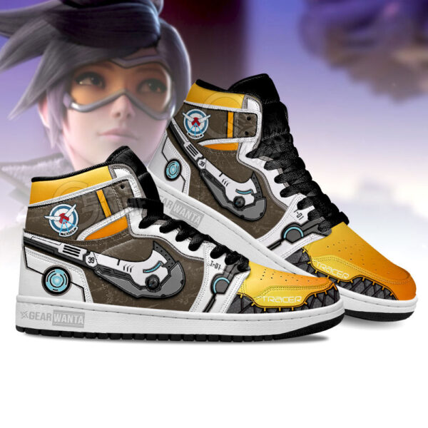 Tubopro Tracer Overwatch AJ1 High Sneakers Shoes For Men And Women - Image 3