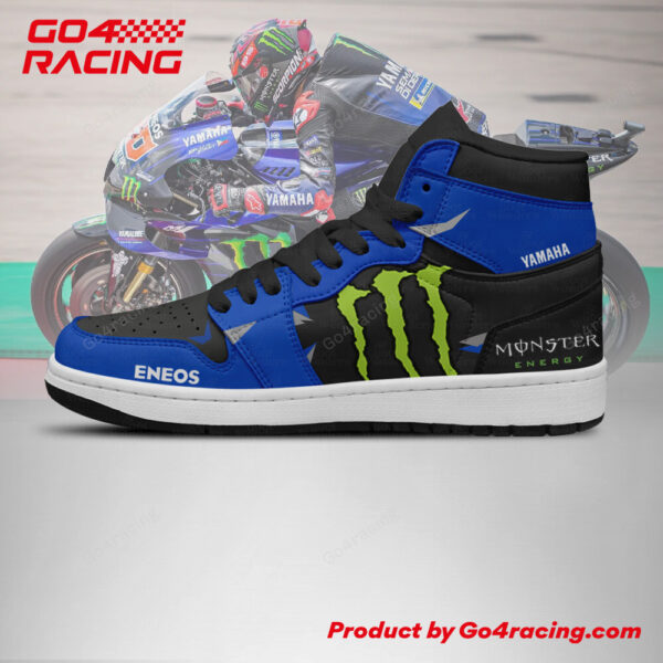 Tubopro Trackhouse Racing Aprilia AJ1 High Sneakers Shoes For Men And Women - Image 2