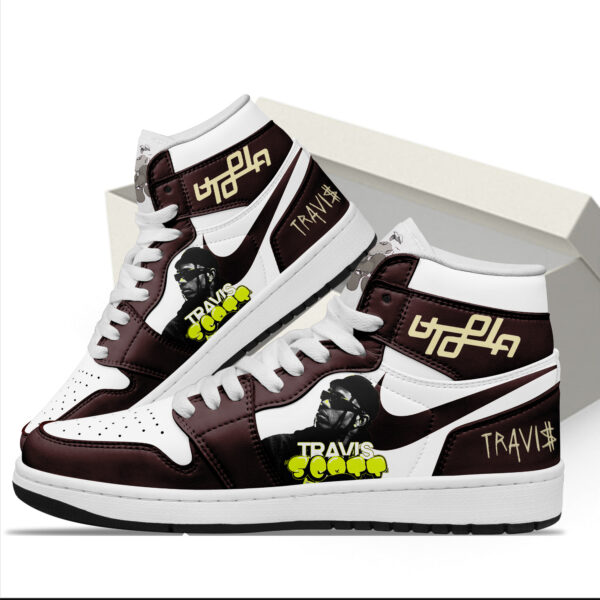 Tubopro Travis Scott AJ1 High Sneakers Shoes For Men And Women - Image 2