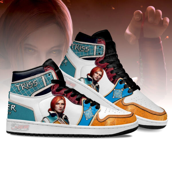Tubopro Triss Merigold The Witcher AJ1 High Sneakers Shoes For Men And Women - Image 3