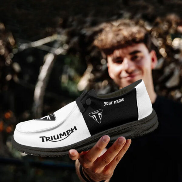 Tubopro Triumph Motorcycles Personalized Hey Dude Shoes For Men And Women - Image 6