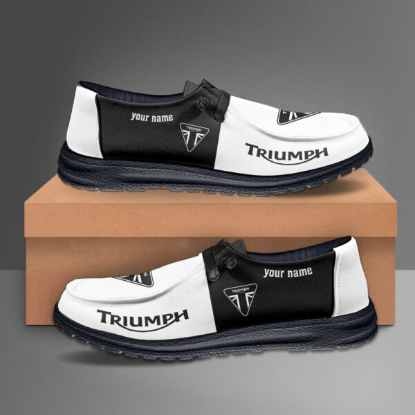 Tubopro Triumph Motorcycles Personalized Hey Dude Shoes For Men And Women - Image 5