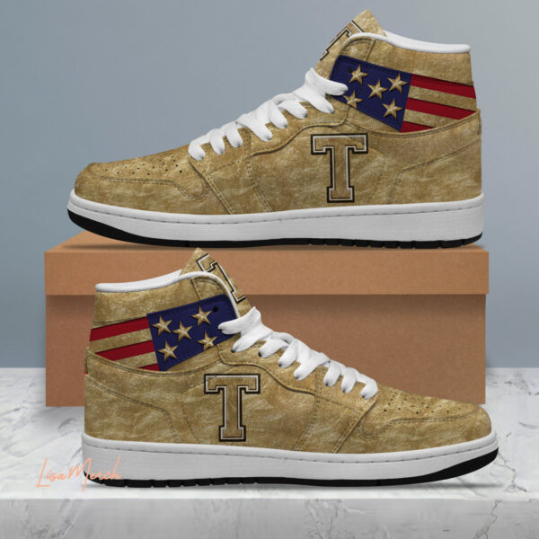 Tubopro Trump Never Surrender AJ1 High Sneakers Shoes For Men And Women - Image 5
