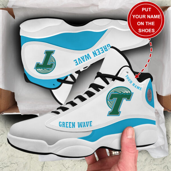 Tubopro Tulane Green Wave AJ13 Sneakers Shoes For Men And Women