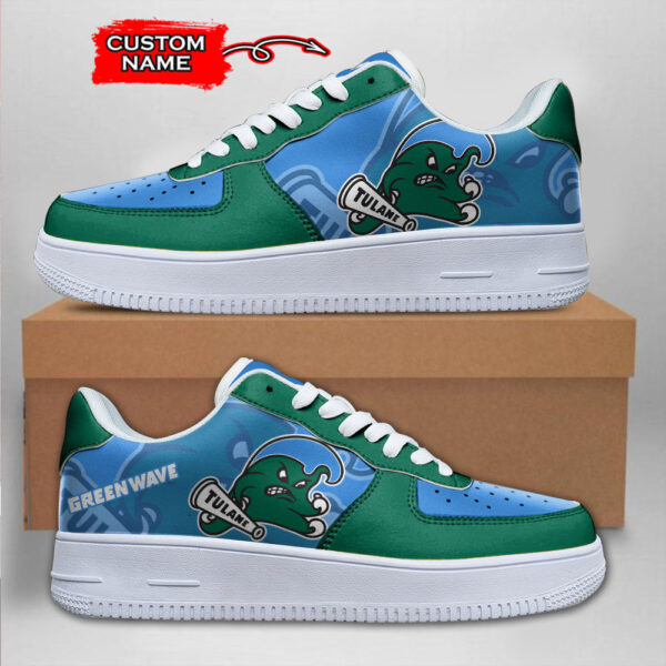 Tubopro Tulane Green Wave NCAA Air Low-Top Sneakers Shoes For Men And Women