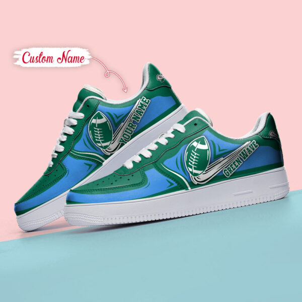 Tubopro Tulane Green Wave NCAA Air Low-Top Sneakers Shoes For Men And Women - Image 4