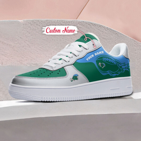 Tubopro Tulane Green Wave NCAA Air Low-Top Sneakers Shoes For Men And Women - Image 3