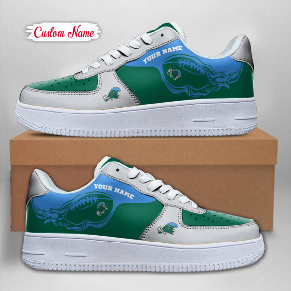 Tubopro Tulane Green Wave NCAA Air Low-Top Sneakers Shoes For Men And Women - Image 2