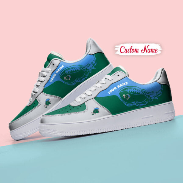 Tubopro Tulane Green Wave NCAA Air Low-Top Sneakers Shoes For Men And Women - Image 4