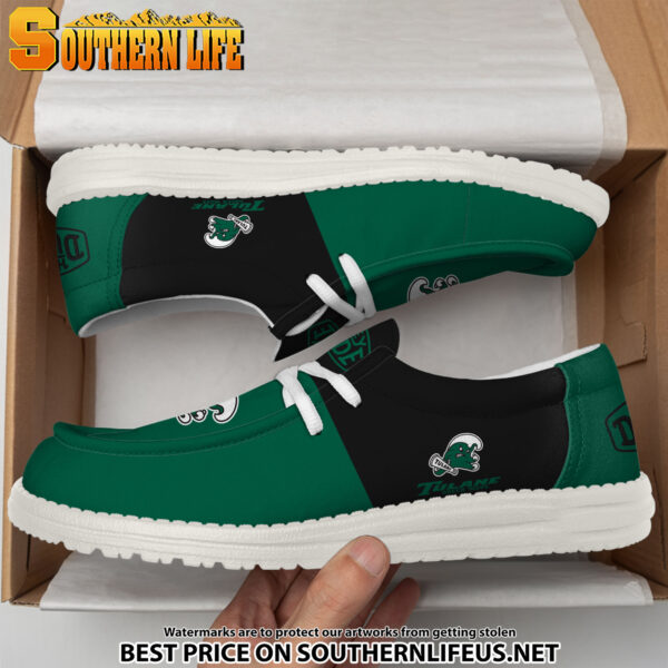 Tubopro Tulane Green Wave Personalized Hey Dude Shoes For Men And Women - Image 3