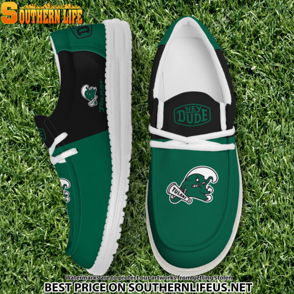 Tubopro Tulane Green Wave Personalized Hey Dude Shoes For Men And Women