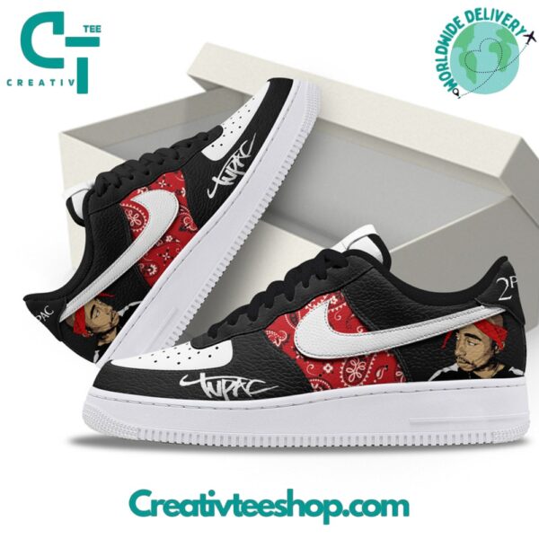 Tubopro Tupac Shakur Air Low-Top Sneakers Shoes For Men And Women - Image 3