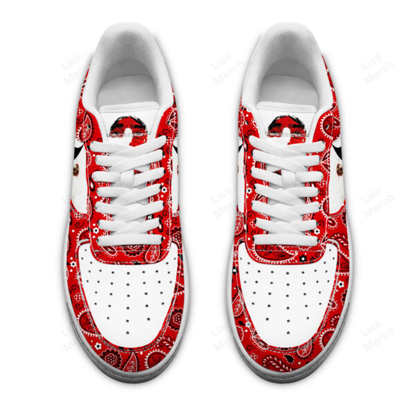 Tubopro Tupac Shakur Air Low-Top Sneakers Shoes For Men And Women - Image 2