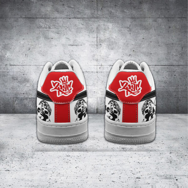 Tubopro Tupac Shakur Air Low-Top Sneakers Shoes For Men And Women - Image 2