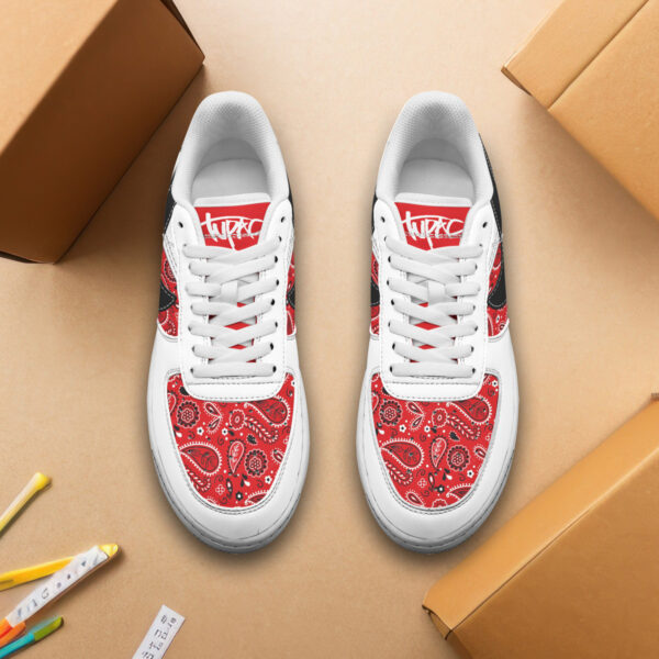 Tubopro Tupac Shakur Air Low-Top Sneakers Shoes For Men And Women - Image 3