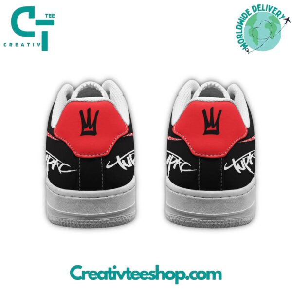 Tubopro Tupac Shakur Air Low-Top Sneakers Shoes For Men And Women - Image 4