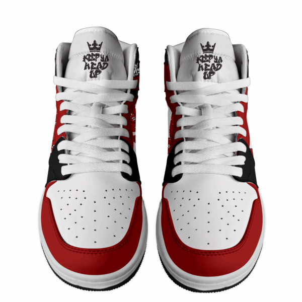 Tubopro Tupac Shakur AJ1 High Sneakers Shoes For Men And Women - Image 2