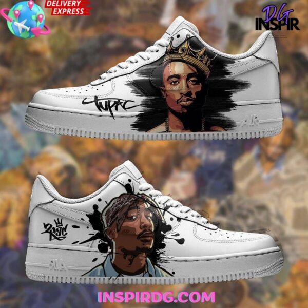 Tubopro Tupac Thug Life Air Low-Top Sneakers Shoes For Men And Women