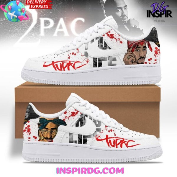 Tubopro Tupac Thug Life Air Low-Top Sneakers Shoes For Men And Women