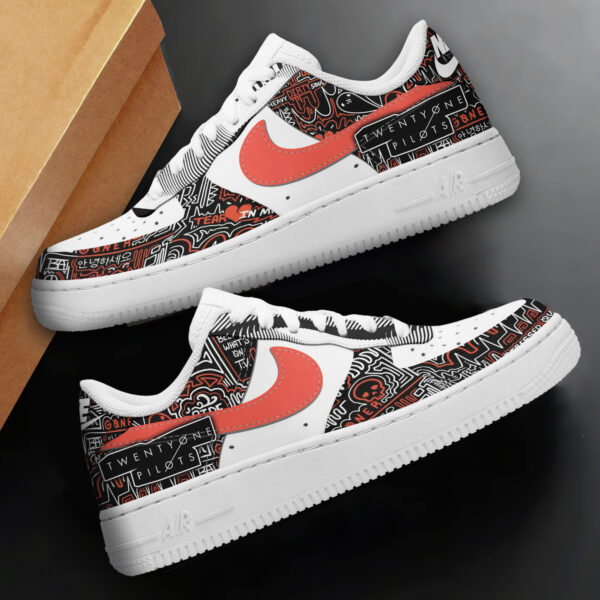 Tubopro Twenty One Pilots Air Low-Top Sneakers Shoes For Men And Women - Image 2