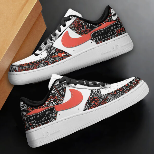 Tubopro Twenty One Pilots Air Low-Top Sneakers Shoes For Men And Women - Image 4