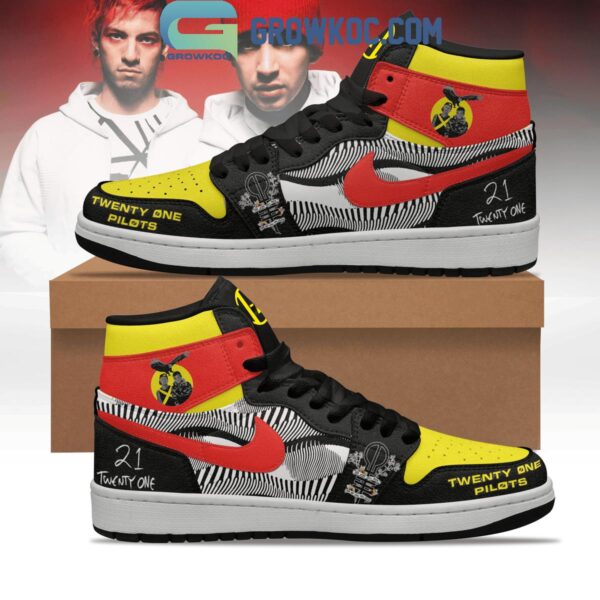 Tubopro Twenty One Pilots AJ1 High Sneakers Shoes For Men And Women