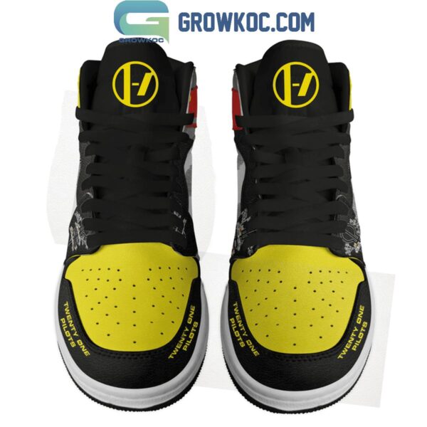 Tubopro Twenty One Pilots AJ1 High Sneakers Shoes For Men And Women - Image 2