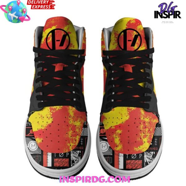 Tubopro Twenty One Pilots AJ1 High Sneakers Shoes For Men And Women - Image 5