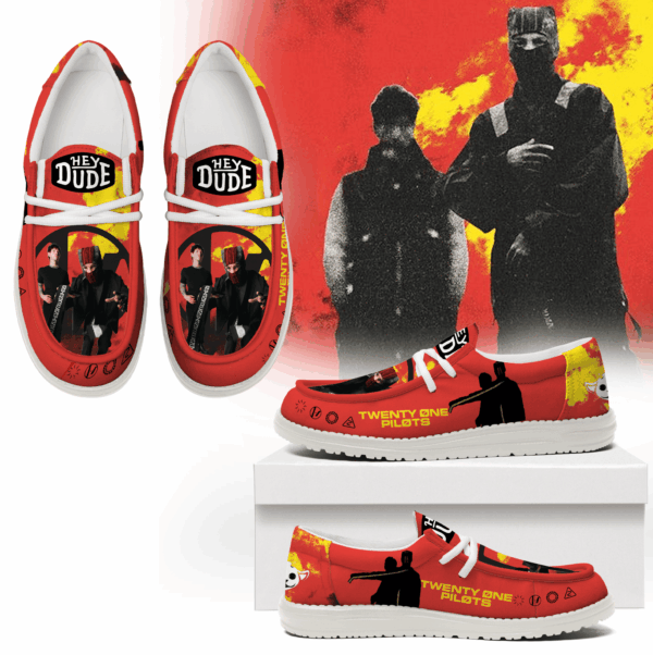Tubopro Twenty One Pilots Personalized Hey Dude Shoes For Men And Women
