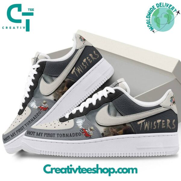 Tubopro Twisters Not My First Tornadeo Air Low-Top Sneakers Shoes For Men And Women - Image 2