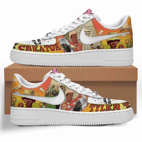 Tubopro Tyler The Creator Air Low-Top Sneakers Shoes For Men And Women - Image 6