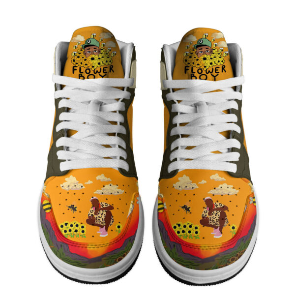 Tubopro Tyler The Creator AJ1 High Sneakers Shoes For Men And Women - Image 4